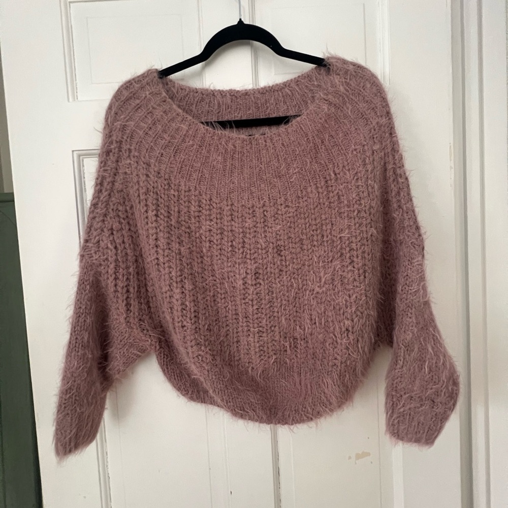 Lulu's Soft Mauve Knit Sweater